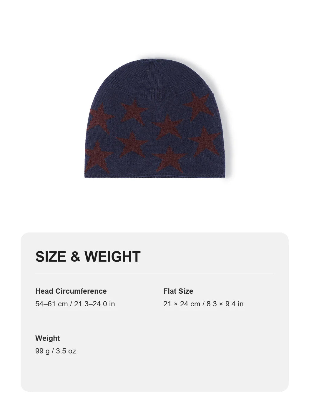 Haila - Star Jacquard Fleece-Lined Knit Beanie