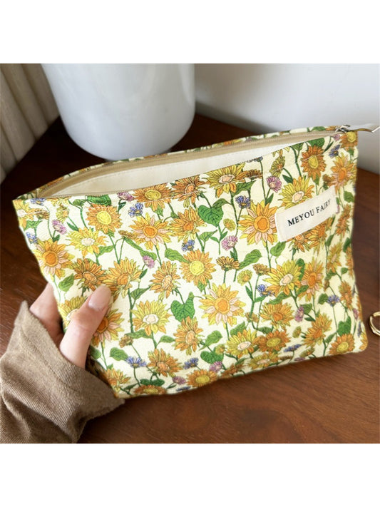 Cosbai Sunflower Print Toiletry Bag product image