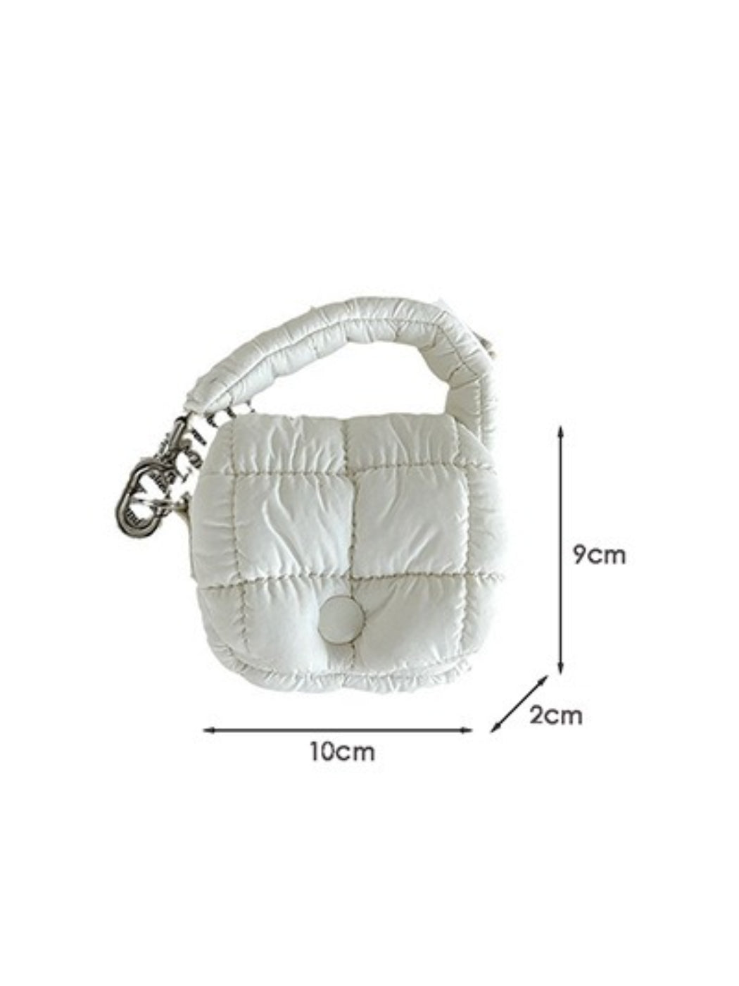 Cosbai - Quilted Mini Earbud Carrying Case