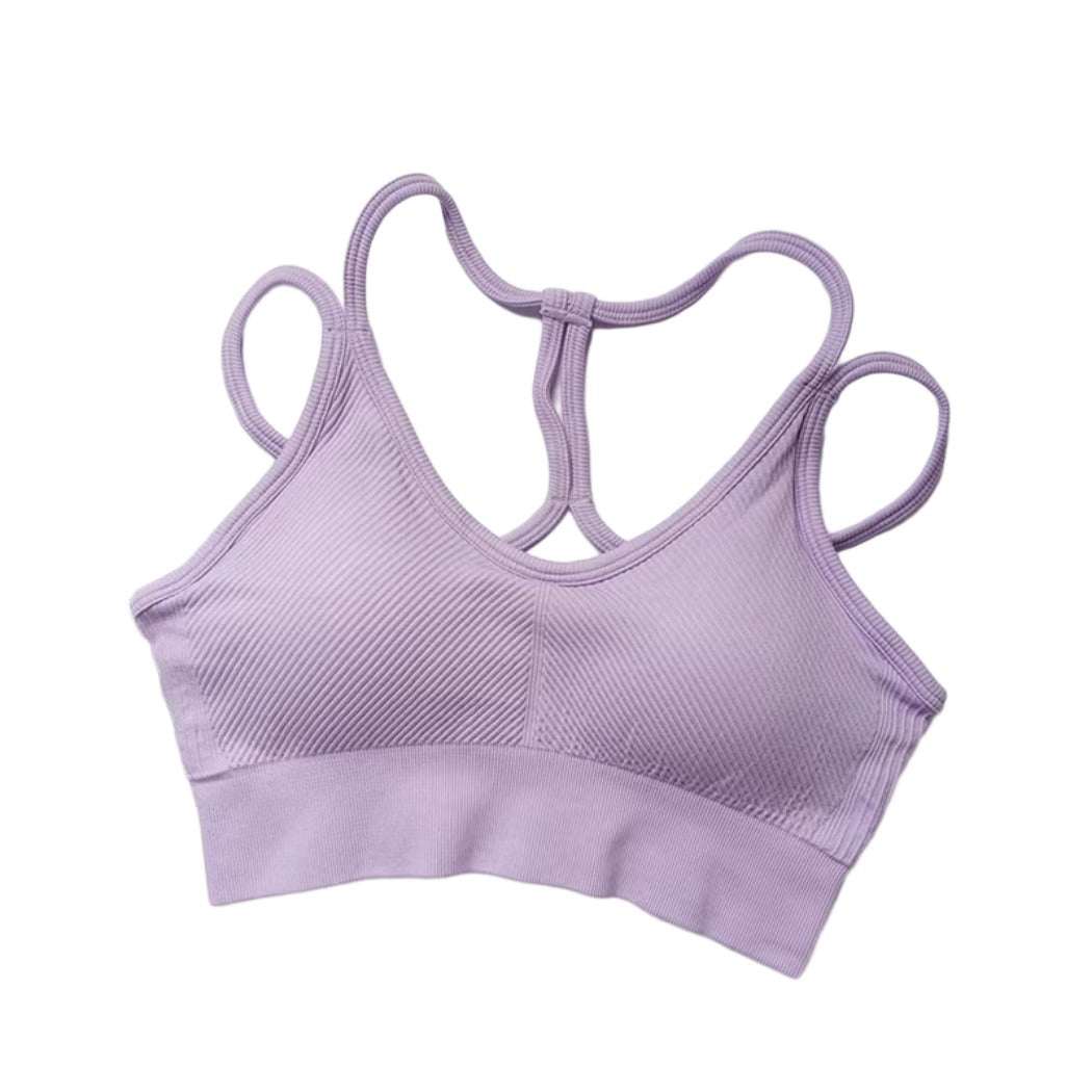 Stepo - Slim Strap Sports Bra Yoga Camisole