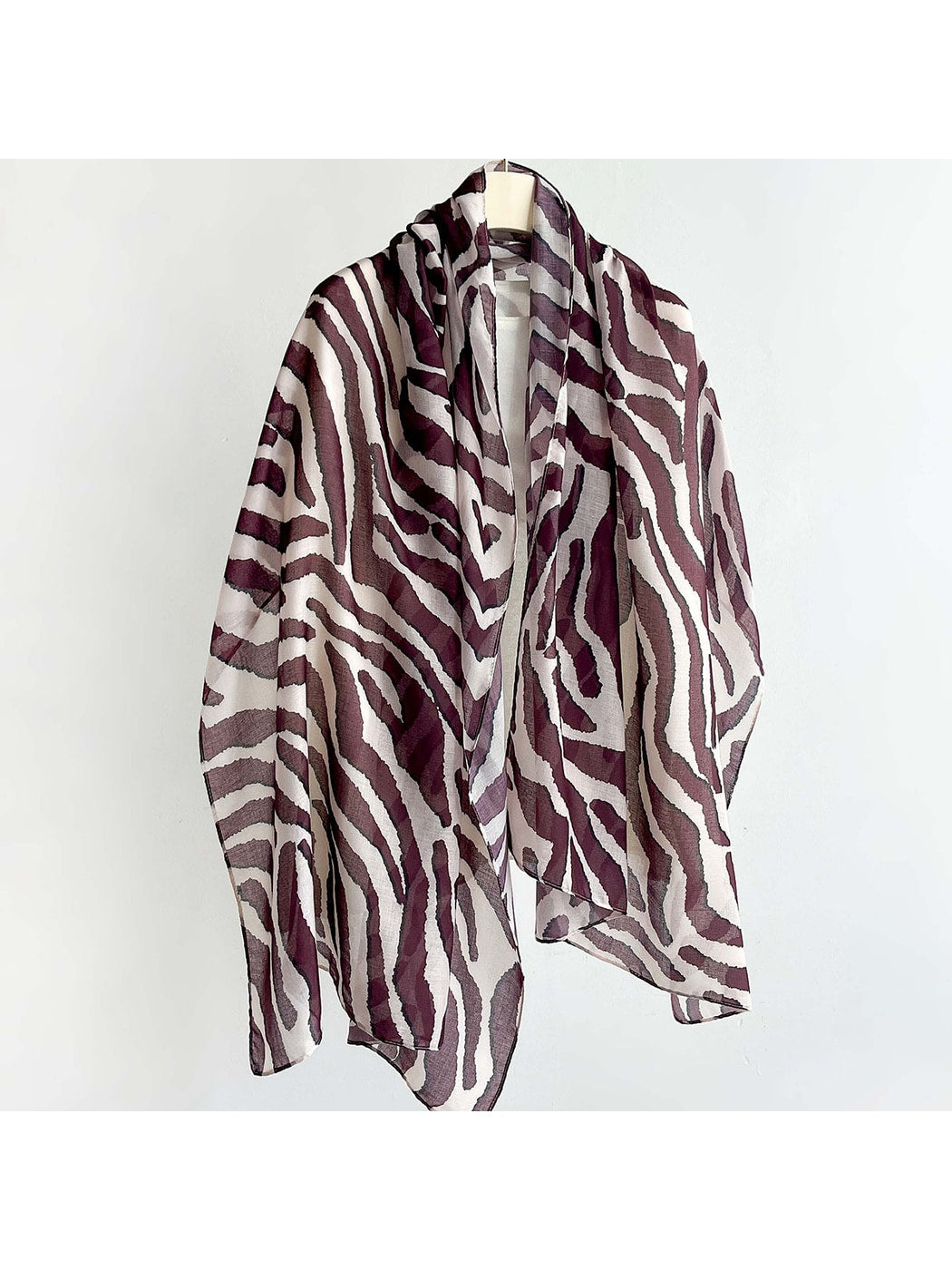 Scarvii - Retro Wave Print Summer Wrap Scarf