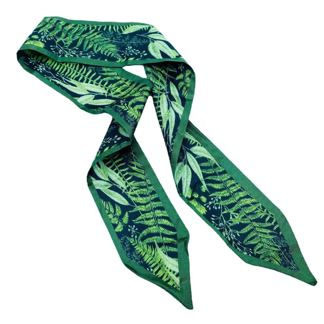 Scarvii - Plant-Print Neck Scarf - Classic & Soft