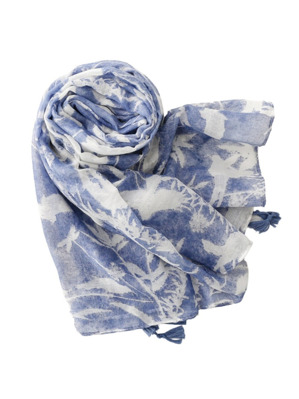 Scarvii - Vintage Floral Print Scarf - Soft & Fresh
