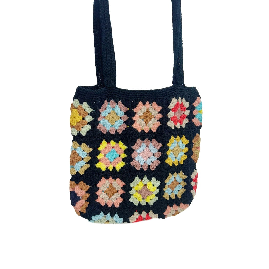 Cosbai - Boho Pattern Woven Tote Bag – 2 Colors