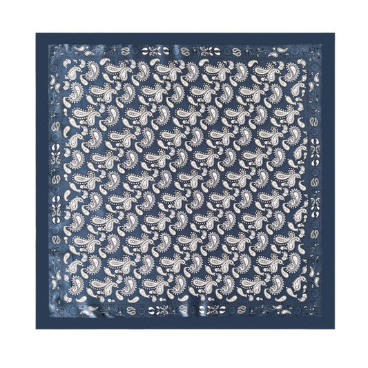 Scarvii - Soft Vintage Paisley Printed Square Scarf