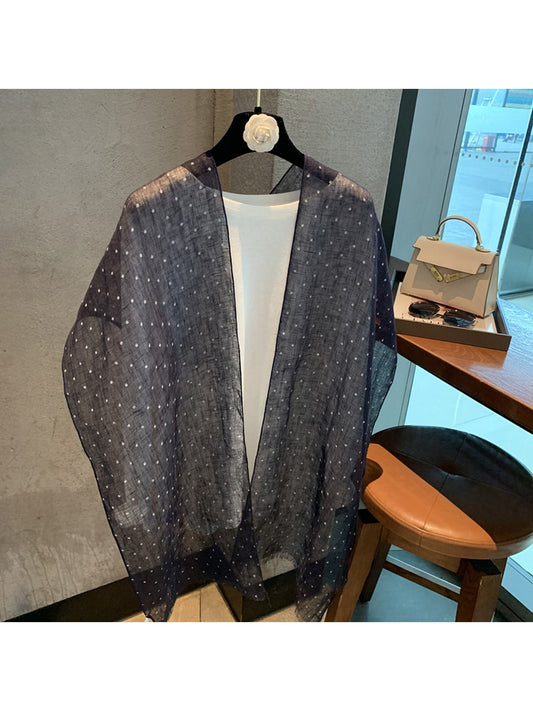 Scarvii - Minimal Chic Polka Dot Printed Scarf