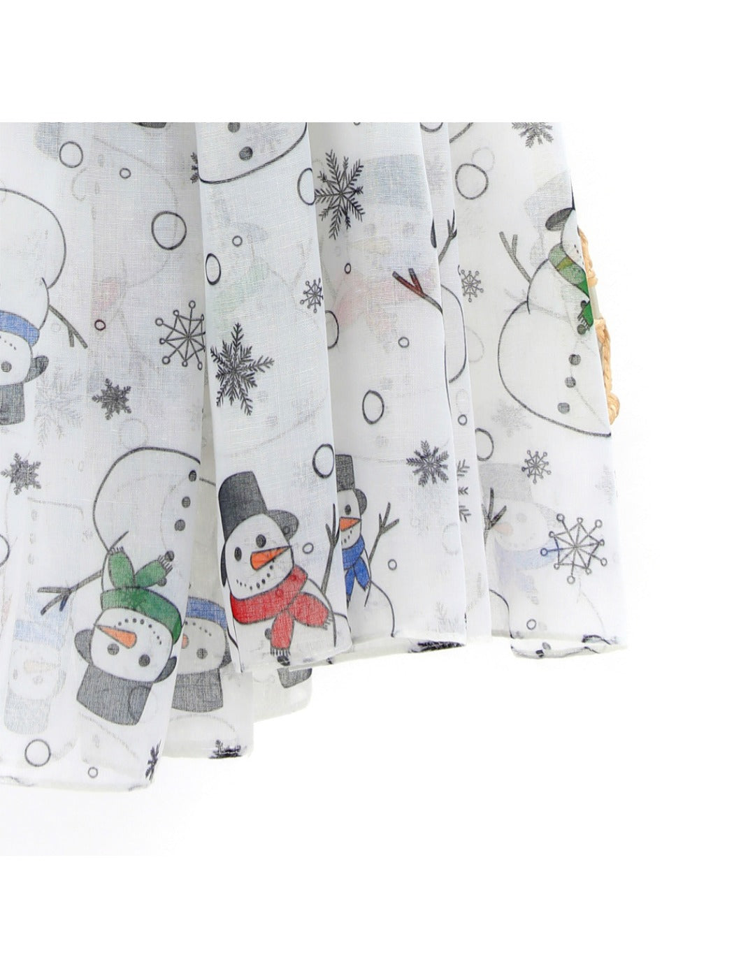 Scarvii - Christmas Snowman Print Scarf