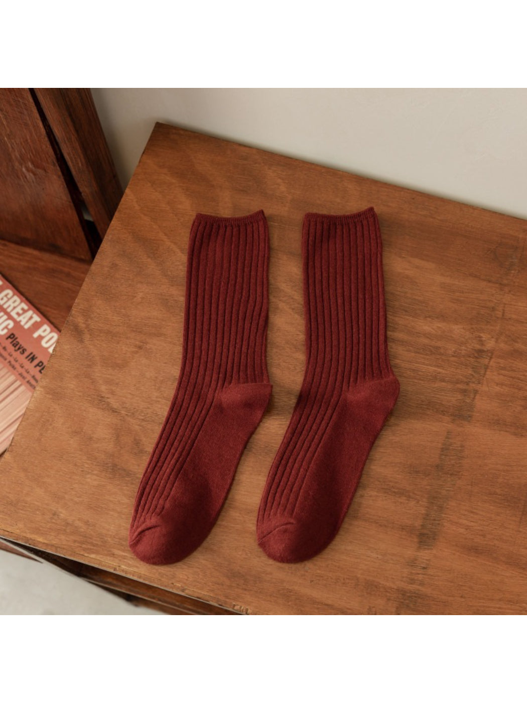 Rufia - Classic Ribbed Mid-Calf Crew Socks product image 13