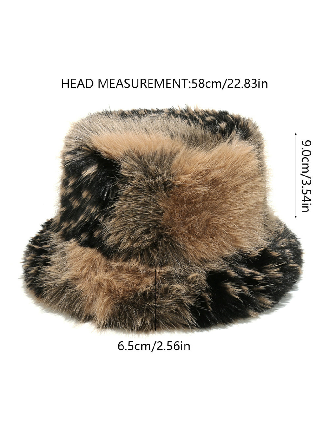 Haila Faux Fur Fuzzy Bucket Hat