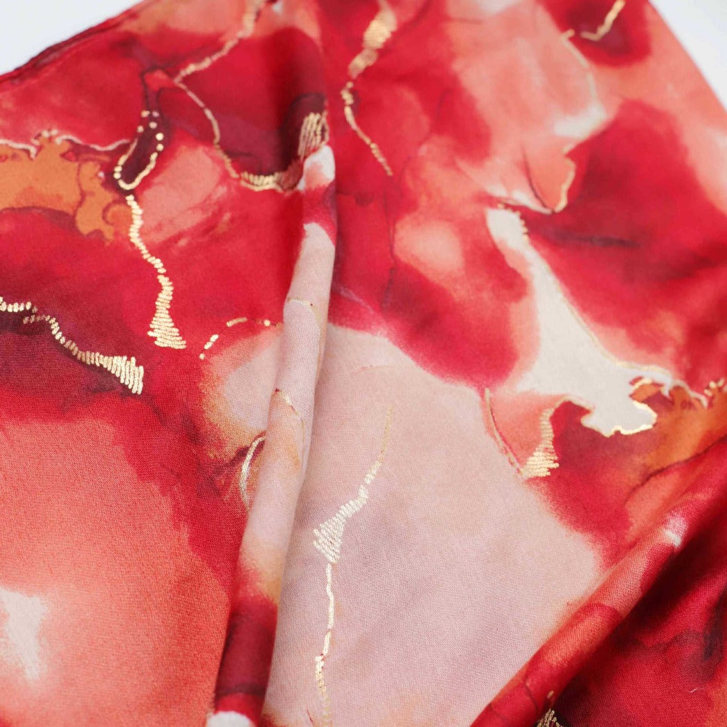 Scarvii - Shimmer Print Scarf - Elegant & Trendy