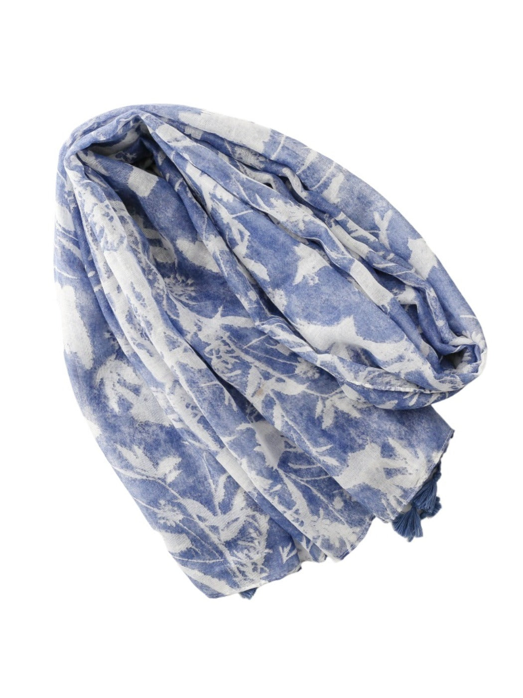 Scarvii - Vintage Floral Print Scarf - Soft & Fresh