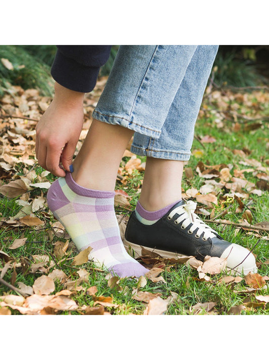 Rufia - Summer Plaid Ankle Socks