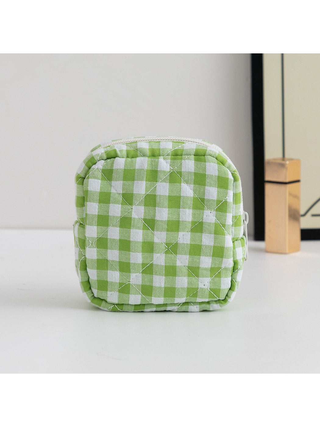 Cosbai - Portable Quilted Zipper Storage Bag