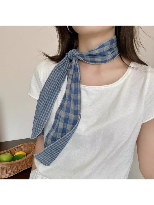 Scarvii Double Sided Check Neck Scarf product image