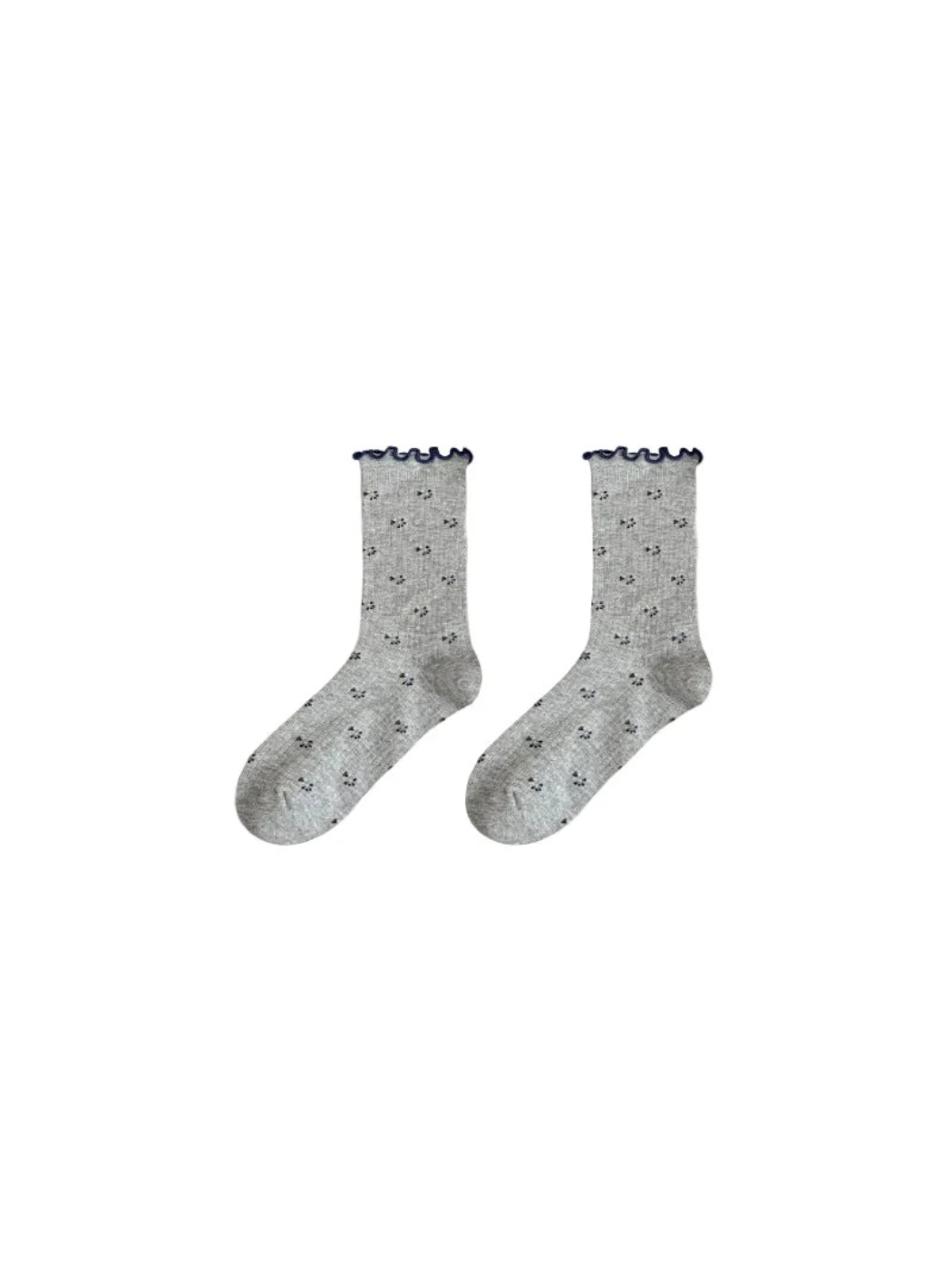Rufia - Ruffled Edge Crew Socks