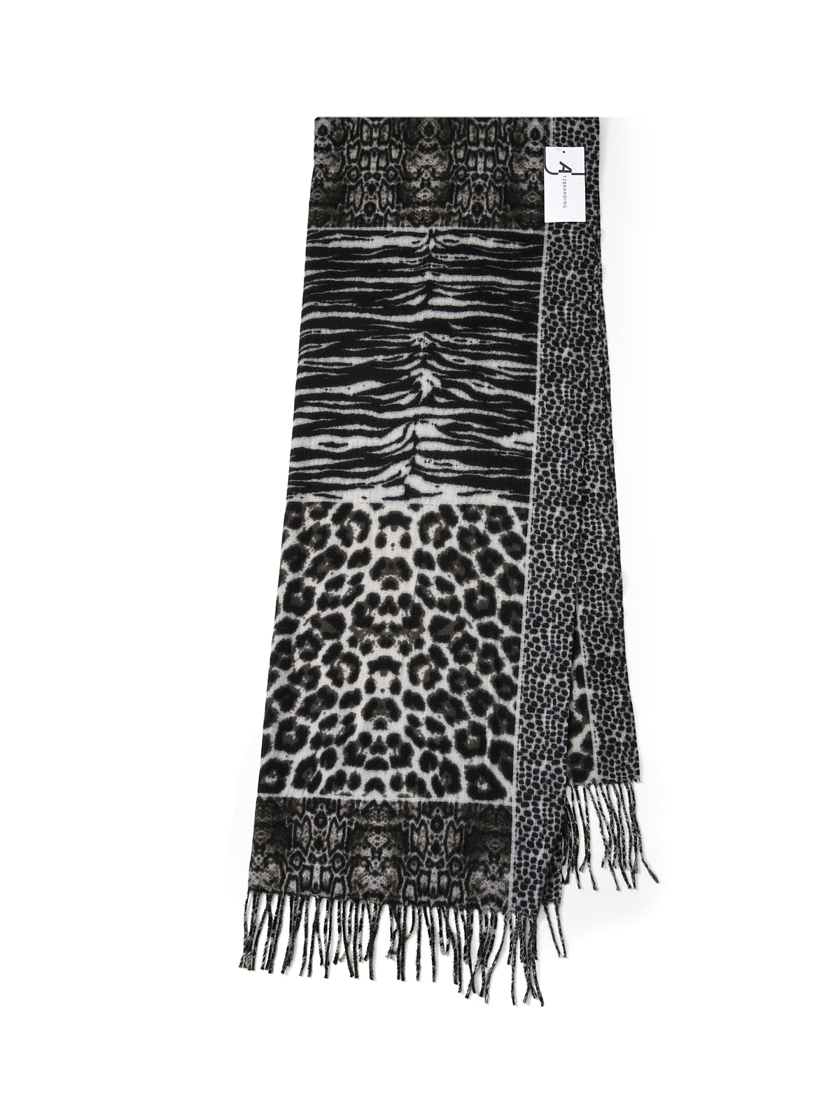 Scarvii – Wild Mosaic Animal Print Scarf