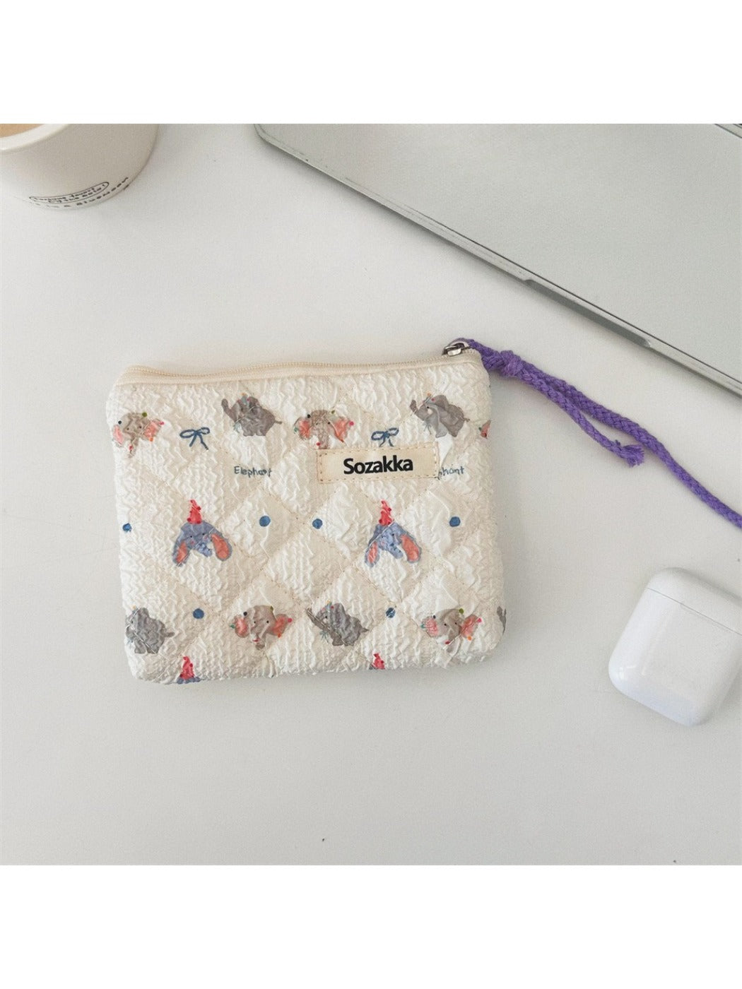 Cosbai - Soft Coin Purse & Pouch with Animals Pattern