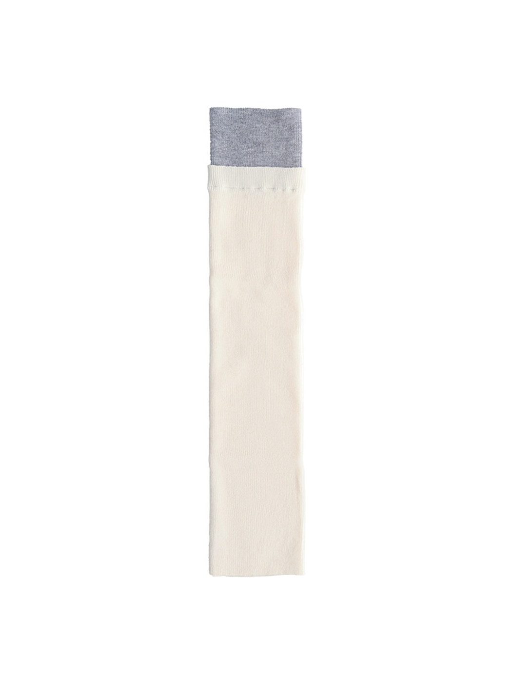 Cozyra - Contrast-Cuff Ribbed Knit Leg Warmers