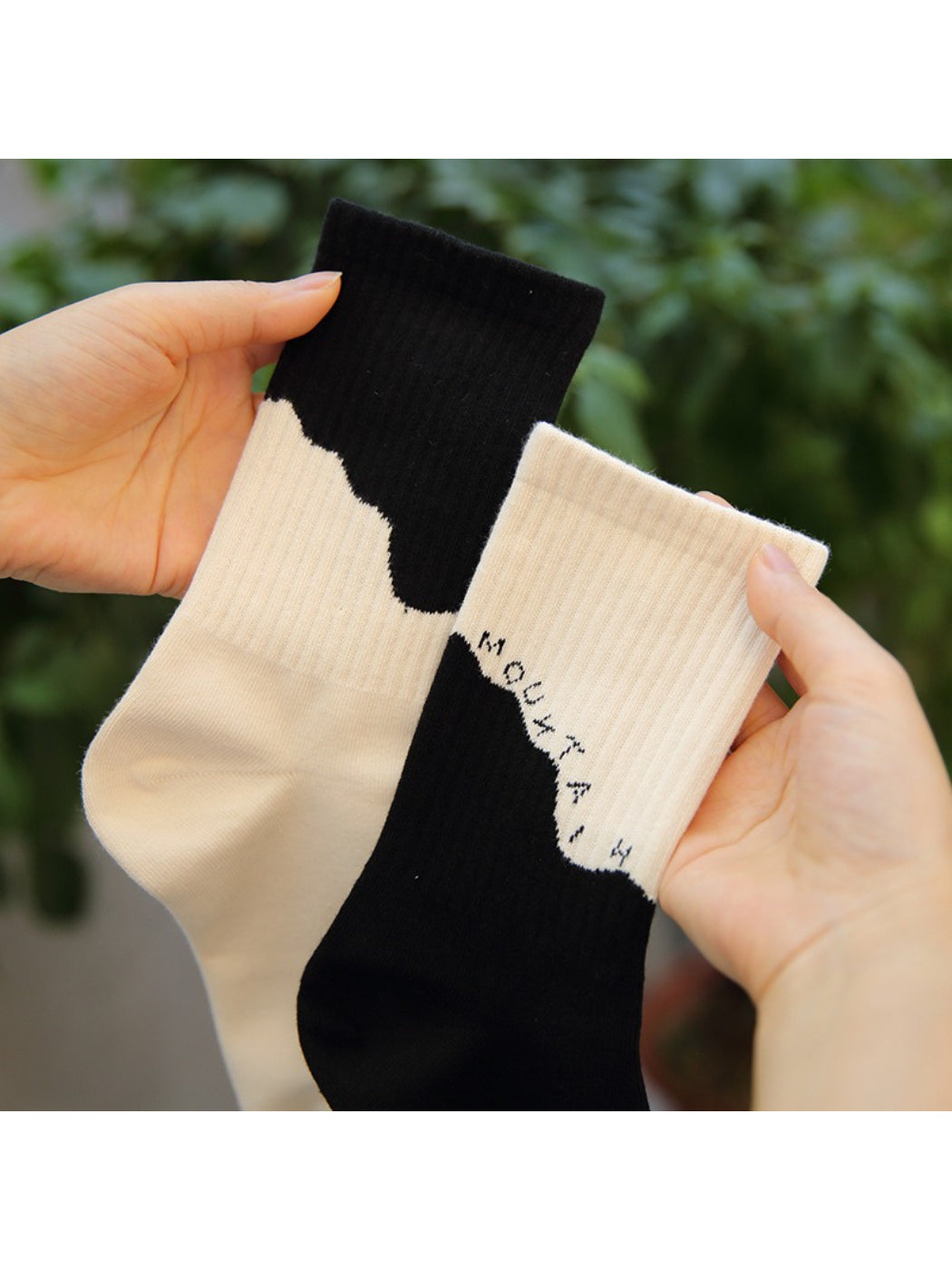 Rufia - Mountain Graphic Crew Socks