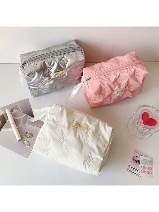 Cosbai Minimal Embossed Storage Makeup Bag product image