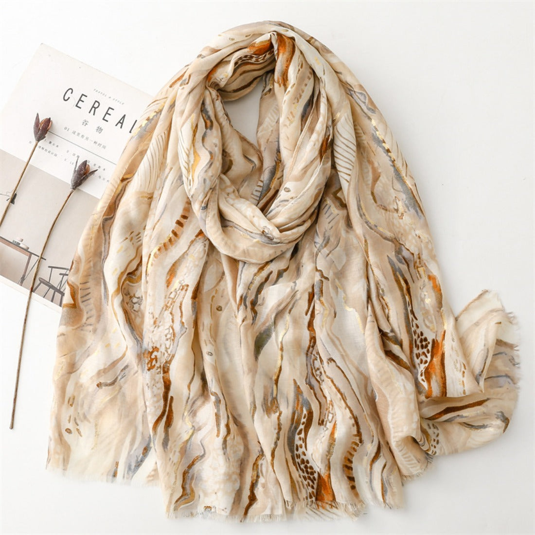 Scarvii - Landscape Pattern Fall & Winter Warm Scarf