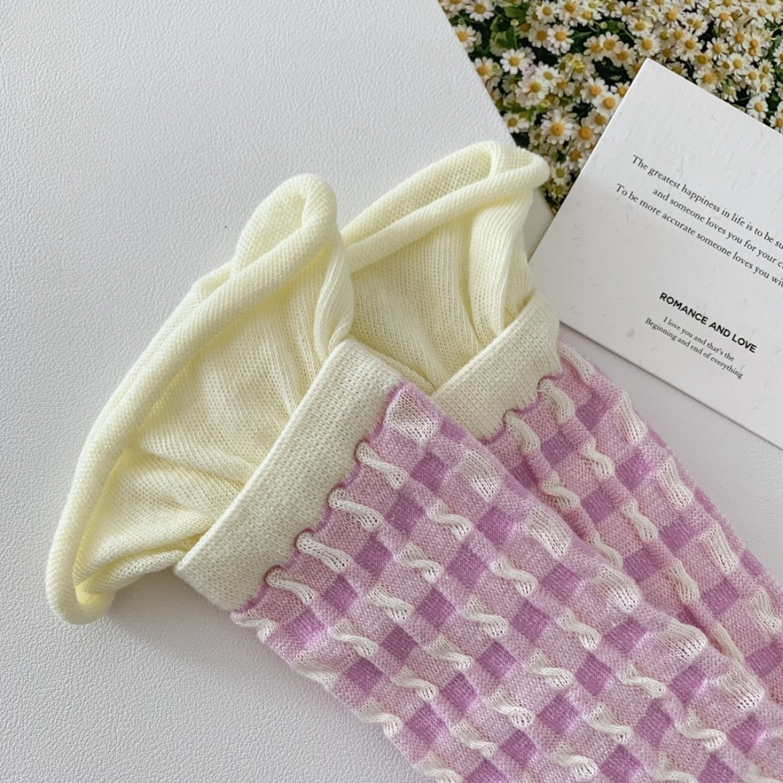 Rufia - Candy-Colored Mesh Long Socks