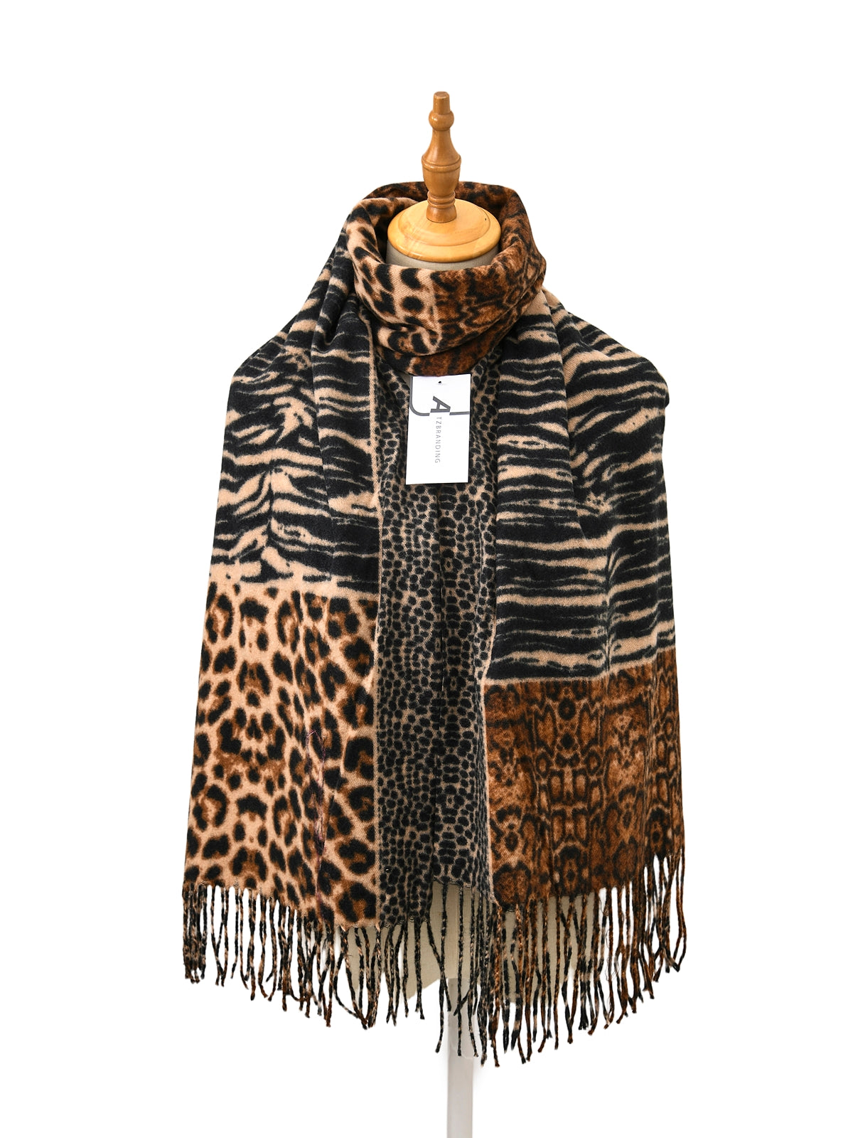Scarvii – Wild Mosaic Animal Print Scarf