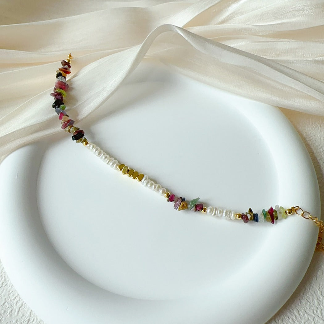 Bauai - Tourmaline Pearl Bracelet - Minimalist Style