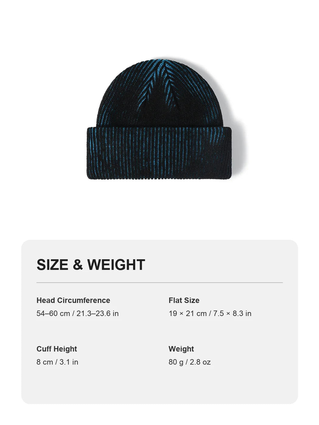 Haila - Contrast-Thread Ribbed Cuffed Knit Beanie