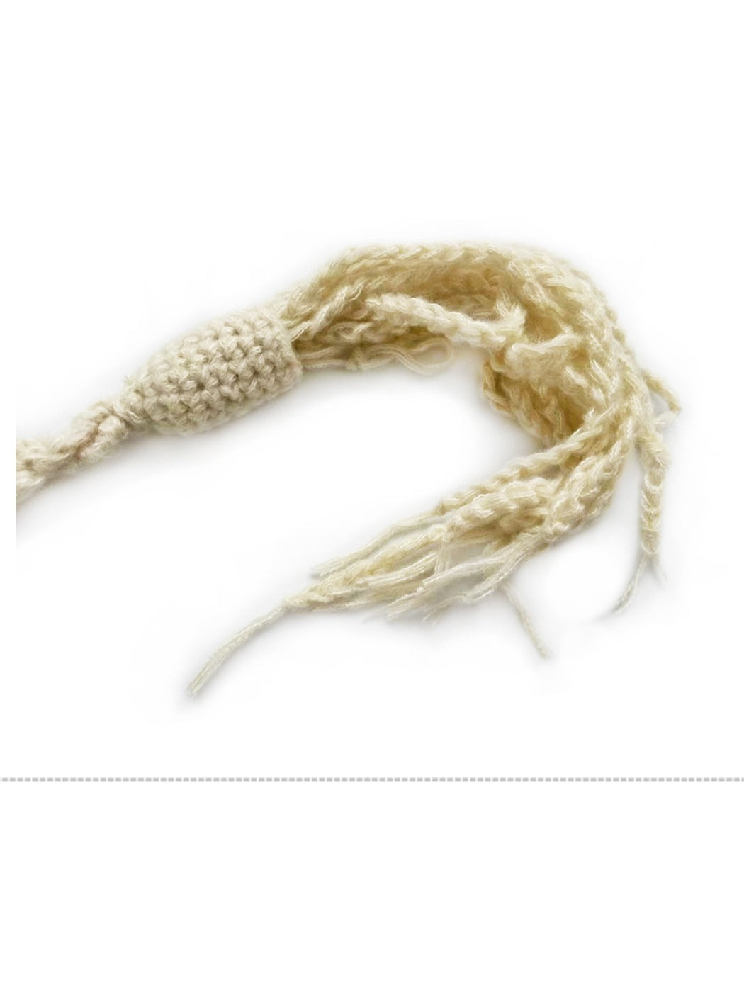 Haila - Winter Knitted Beanie with Tassels & Colorful Speckled Patterns