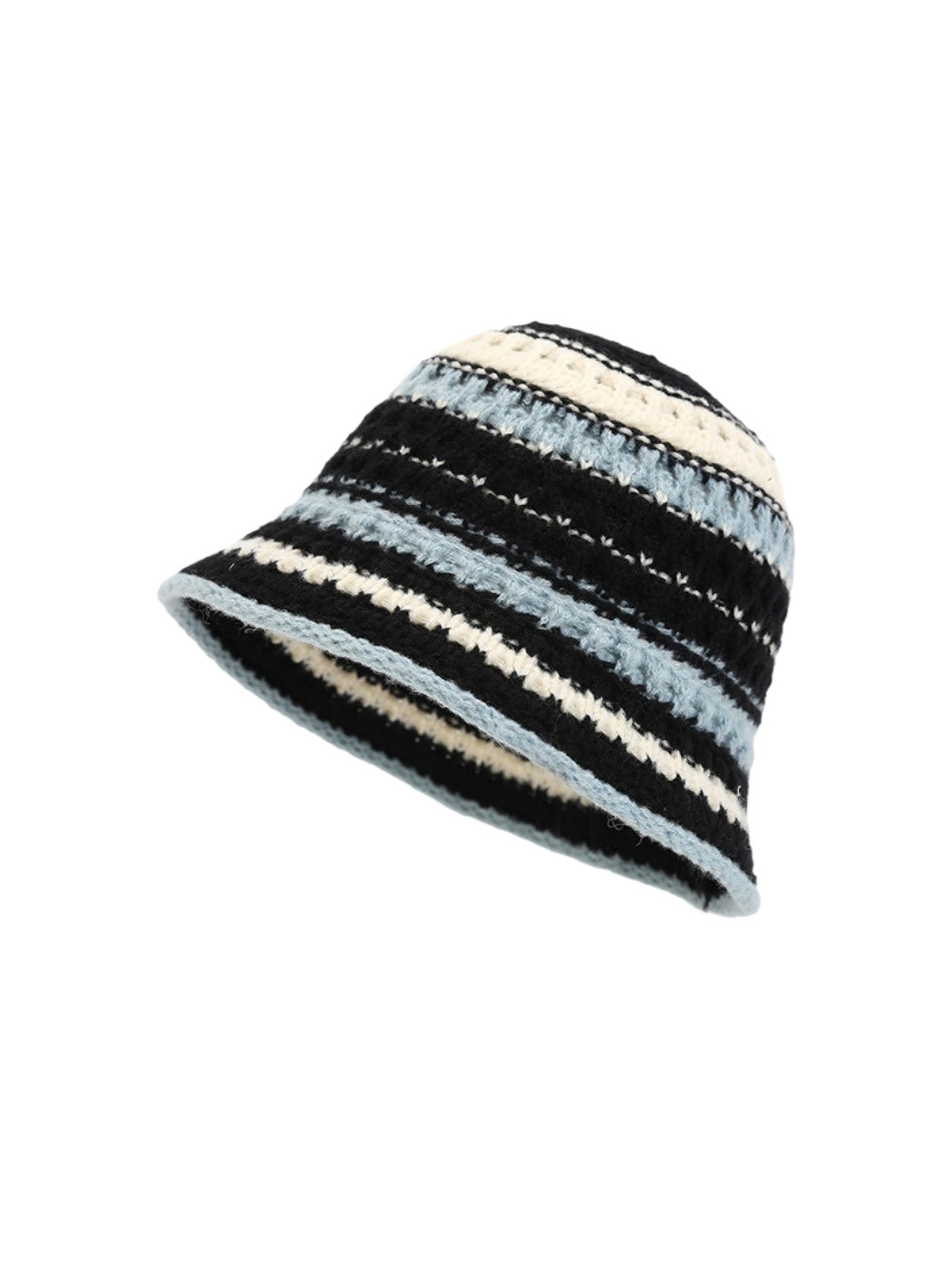 Haila – Color Block Stripe Bucket Hat