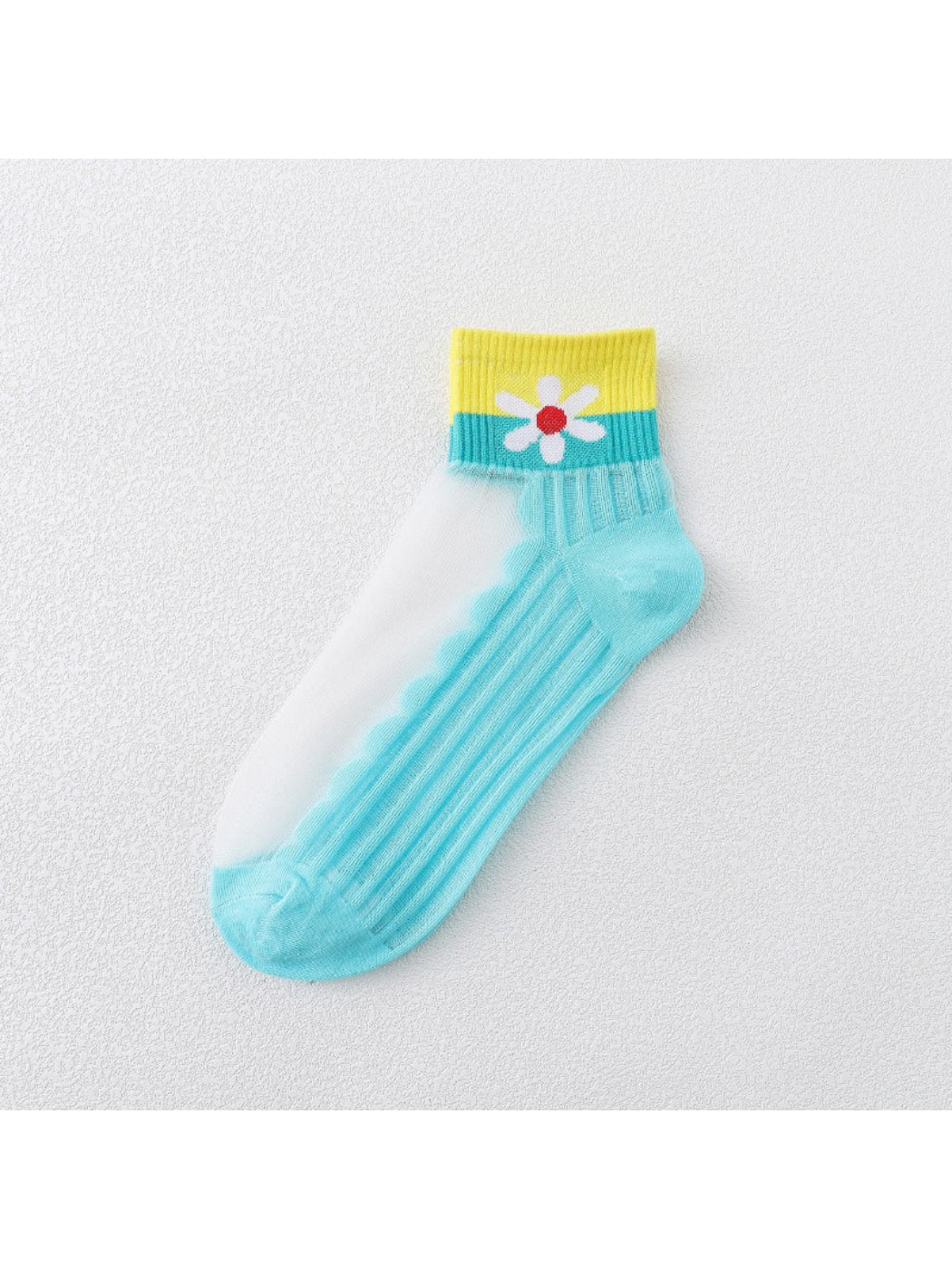 Rufia - Sheer Daisy Ribbed Crew Socks product image 9