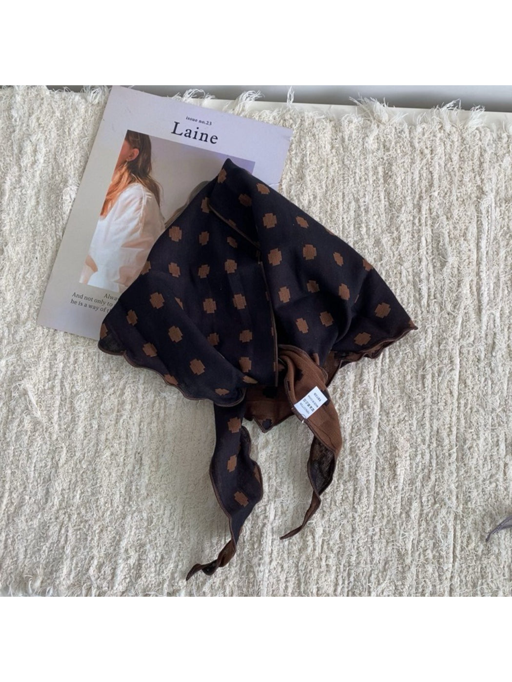 Scarvii Soft Geometric Triangle Scarf
