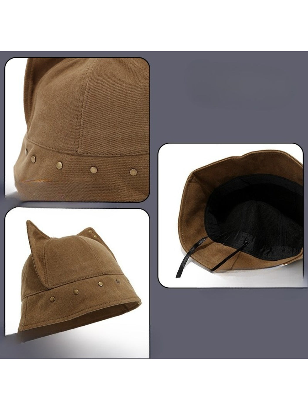 Haila - Textured Knit Bucket Hat