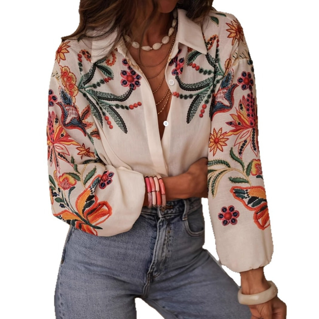 Troposa - Urban Print Long Sleeve Shirt