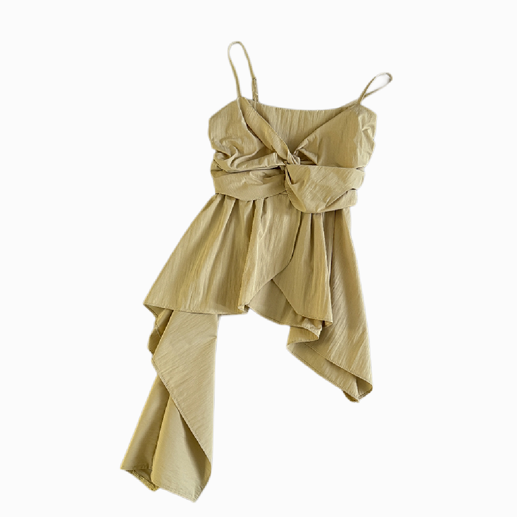Vesty - Cross-design Tank With Adjustable Straps - Stylish & Hot