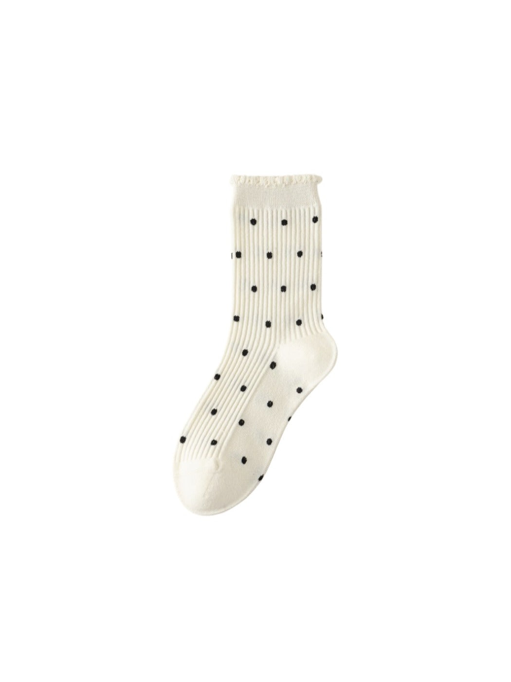 Rufia – Retro Polka Dot Mid Socks