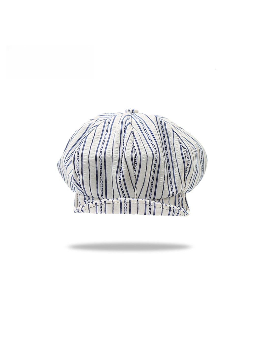 Haila - Round Crown Striped Women's Beret