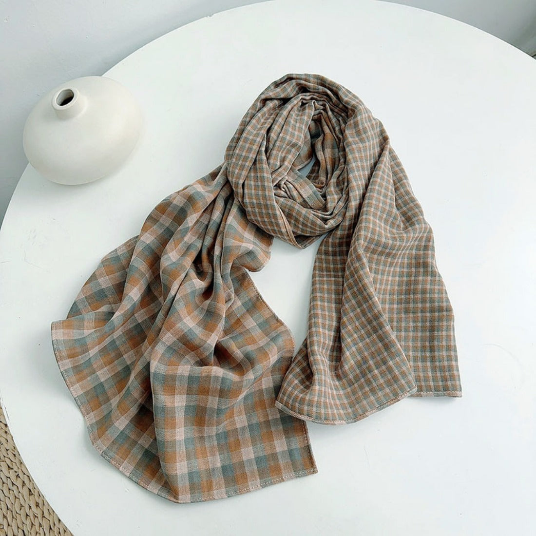 Scarvii - Plaid Pattern Winter Scarf