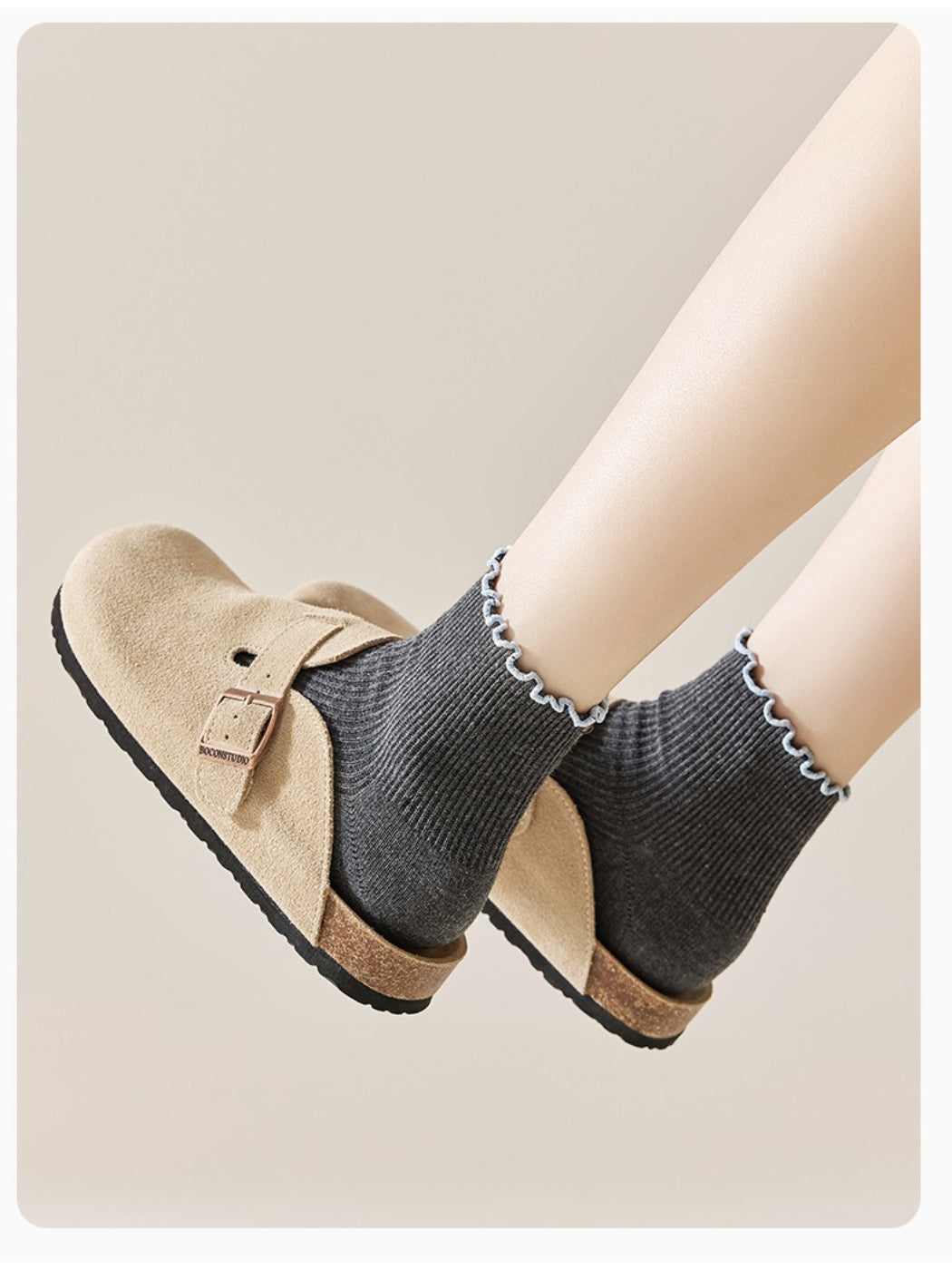 Rufia - Ribbed Crew Essential Socks