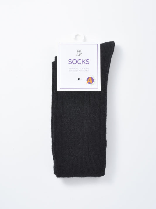 Rufia - Solid Color Mid-Calf Socks