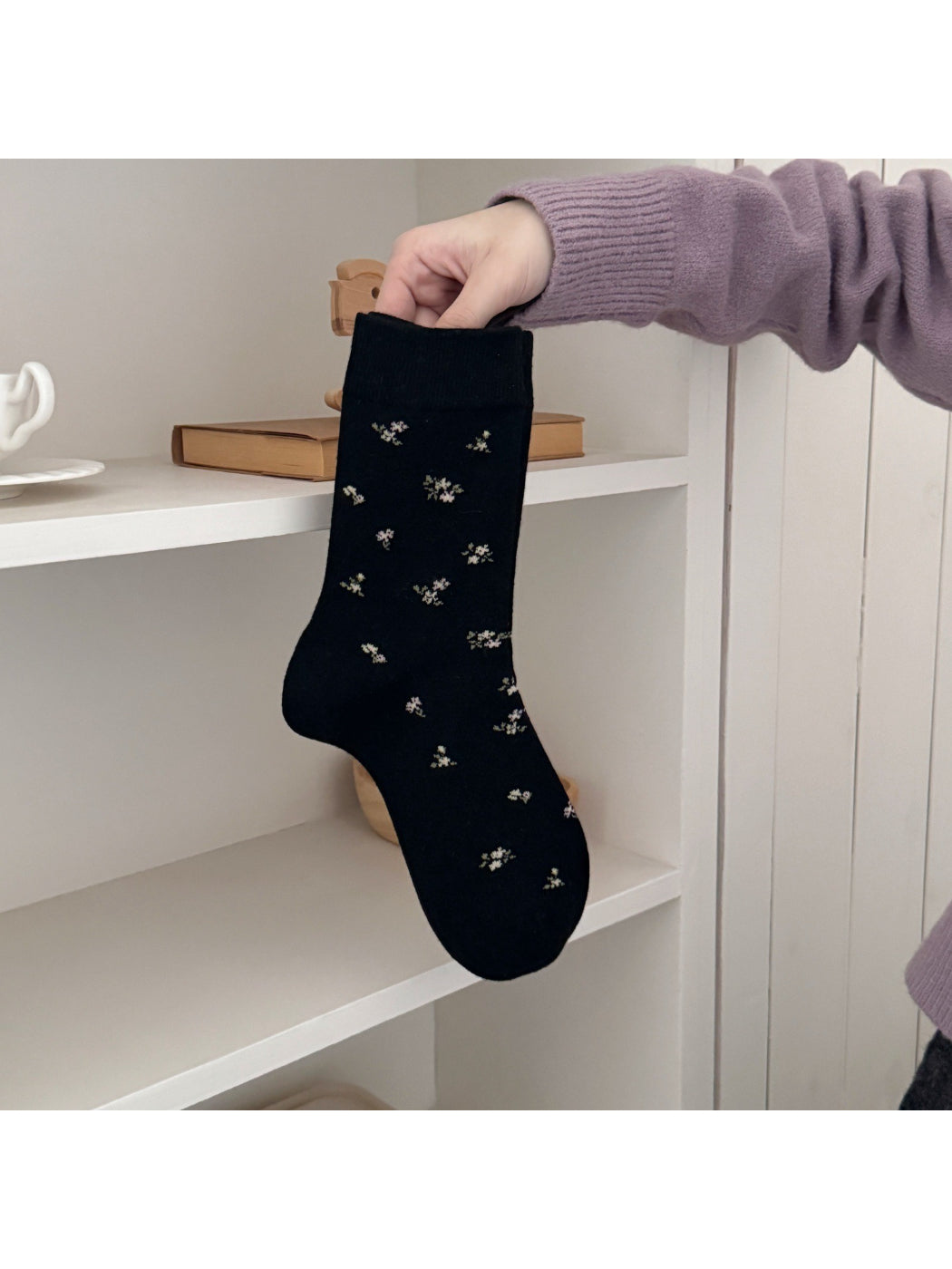 Rufia - Everyday Floral Knit Crew Socks product image 6