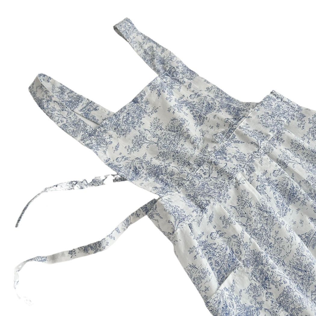 Apros - Blue Watercolor Apron, French & Stylish