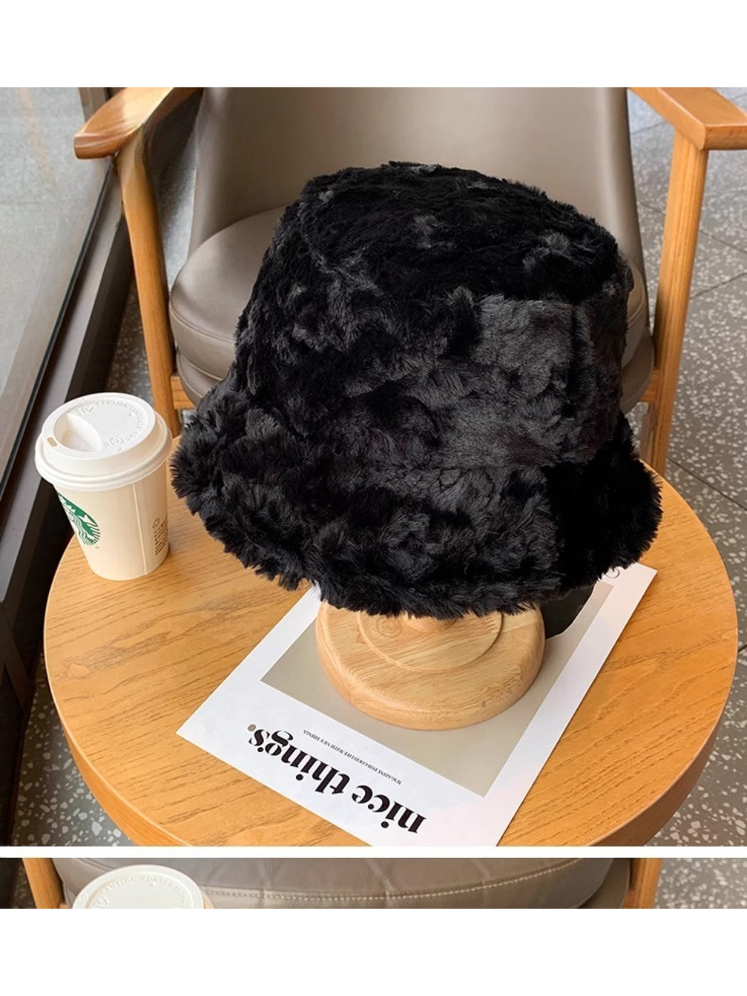 Haila - Soft Fuzzy Winter Bucket Hat