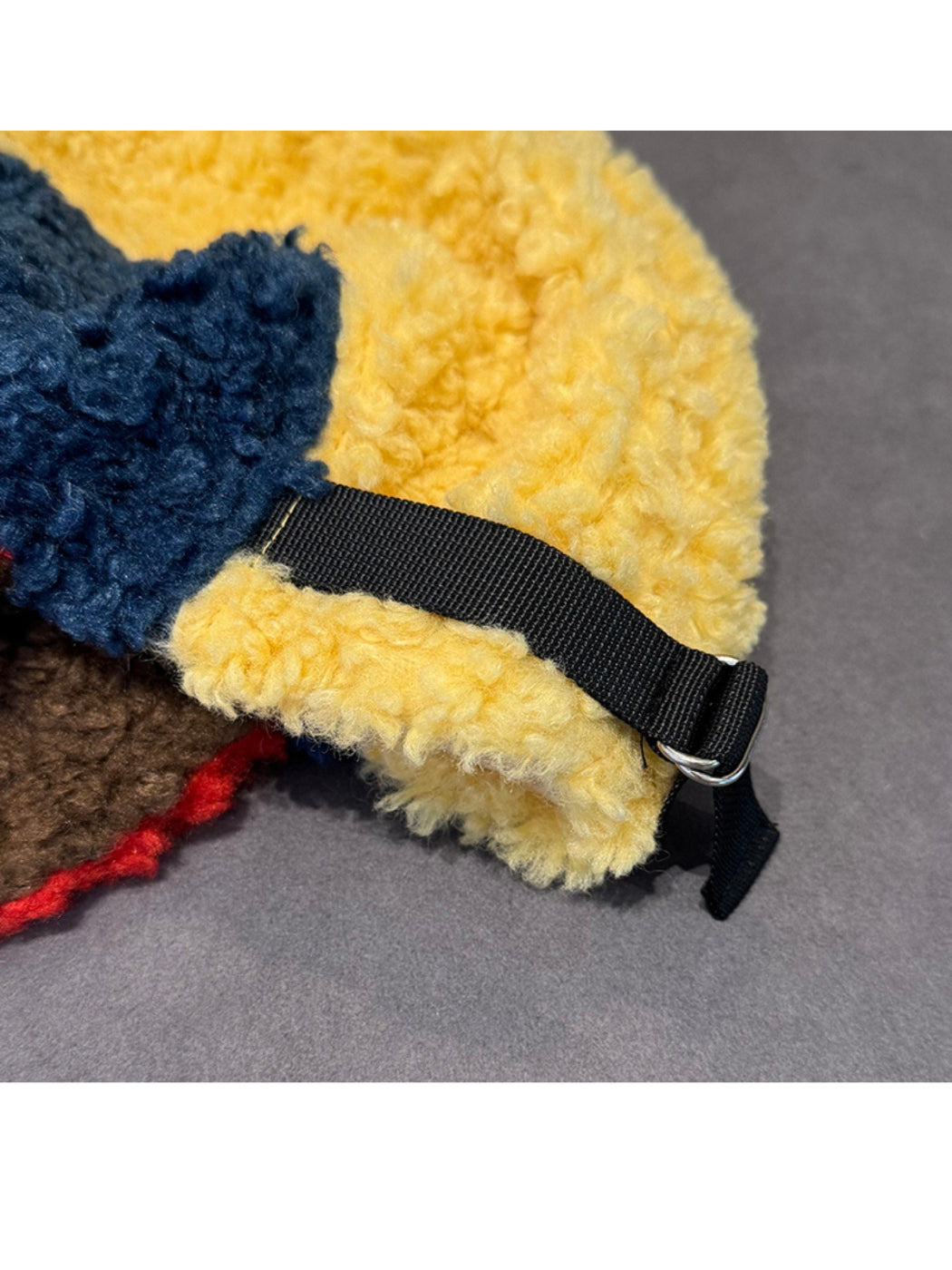 Haila - Patchwork Fuzzy Earflap Winter Hat