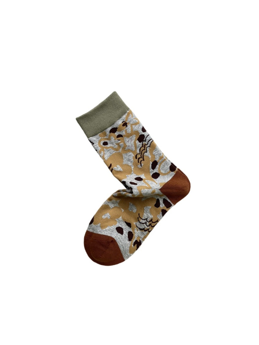 Rufia – Morning Glory Floral Mid-Calf Socks
