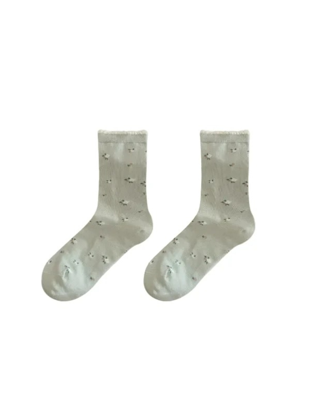 Rufia - Ruffle Trim Crew Socks