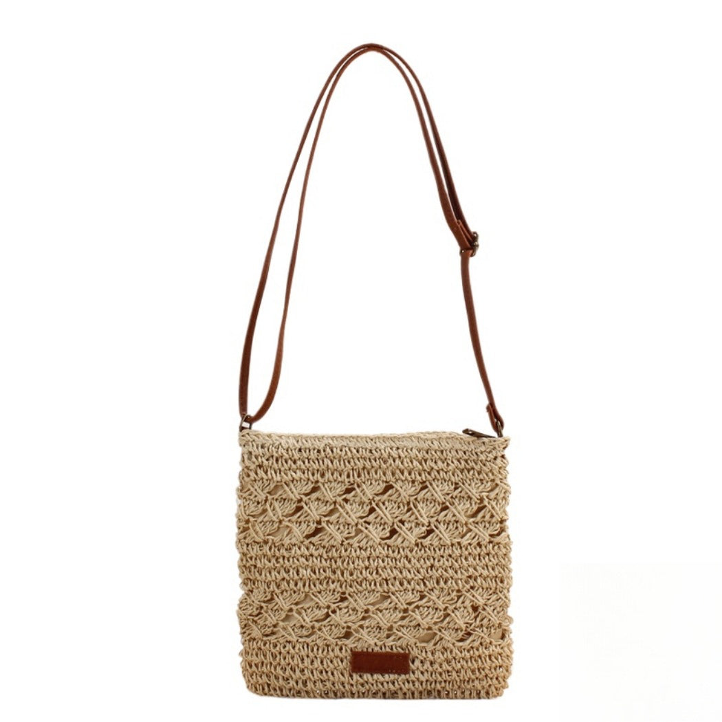 Cosbai - Roomy Crochet Crossbody Bag - Classic & Chic