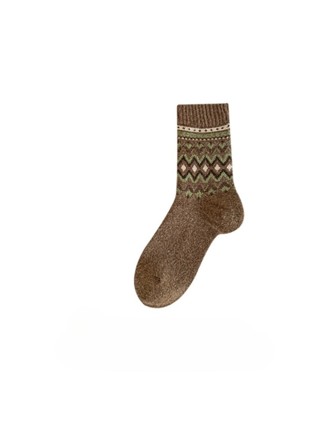 Rufia Nordic Fair Isle Pattern Crew Socks product image 9