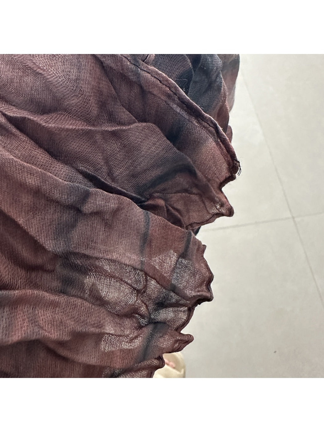 Scarvii - Vintage Crinkle Textured Scarf Wrap - Autumn-Winter Style